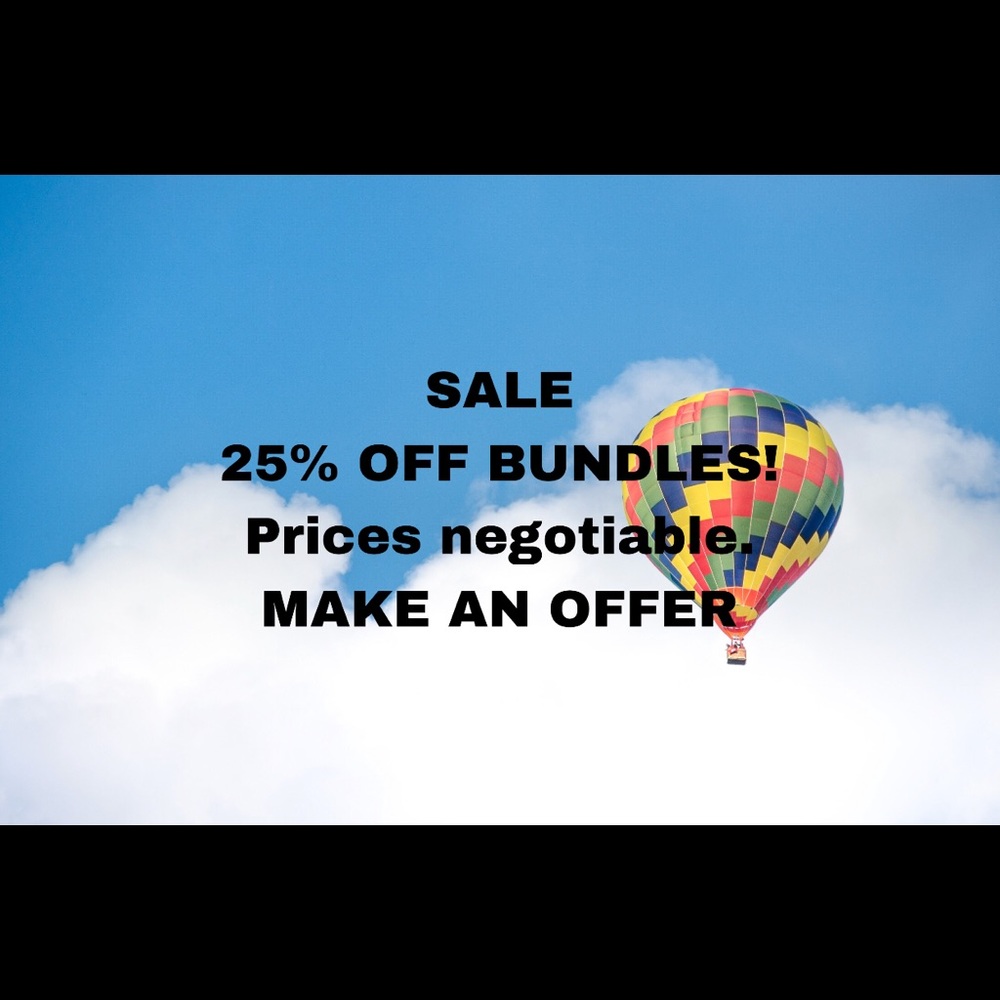 Closet Cleaning Sale!! SAVE ON BUNDLES & NEGOTIATE
